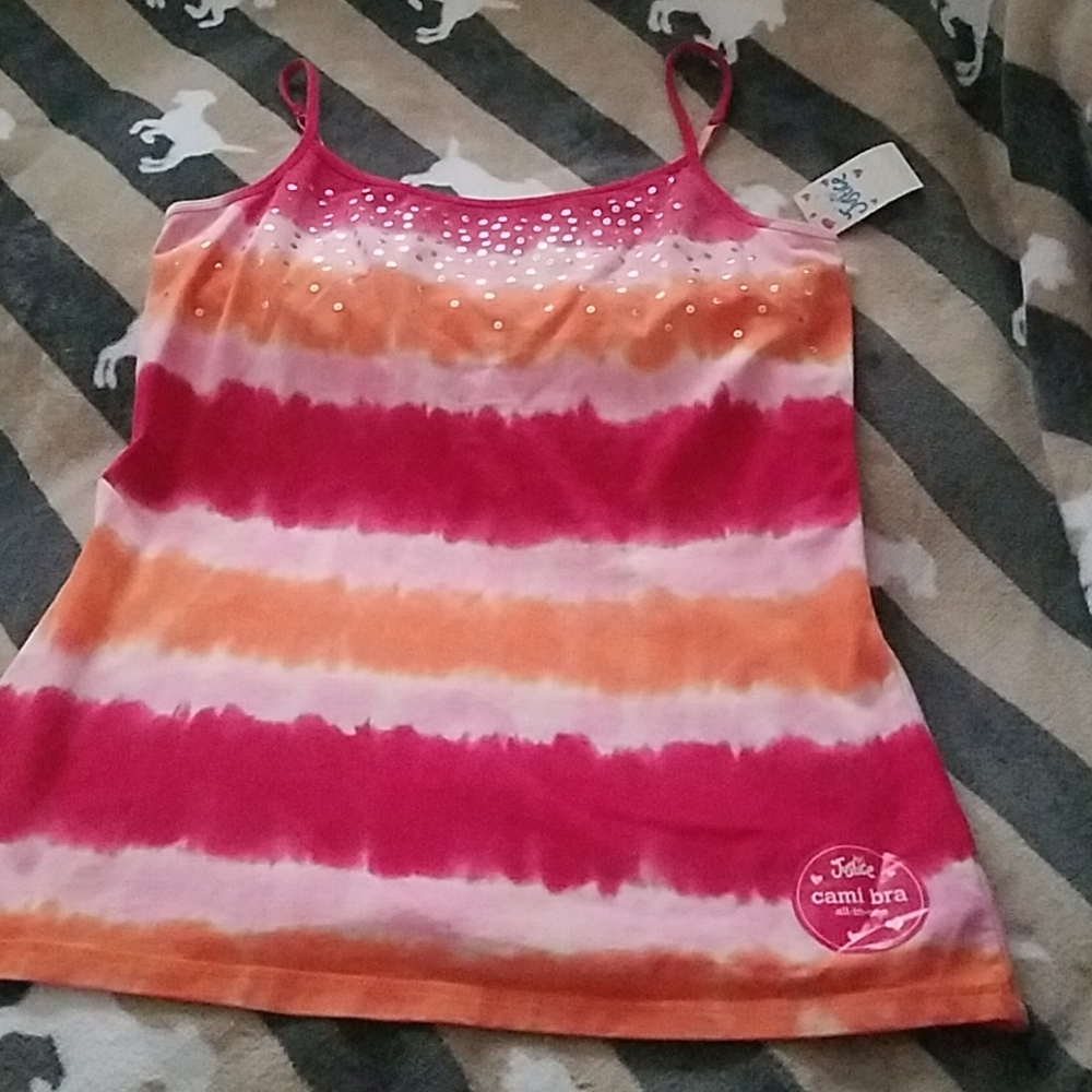Justice tank top NWT